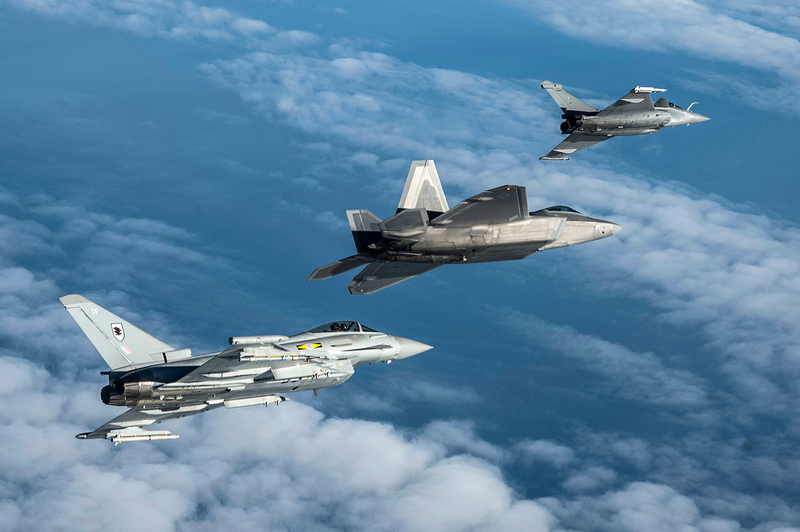 Illustration for article titled This Is NATO's Dream Team Of Fighters, And One "Bad Guy" That'll Try To Ruin Their Day